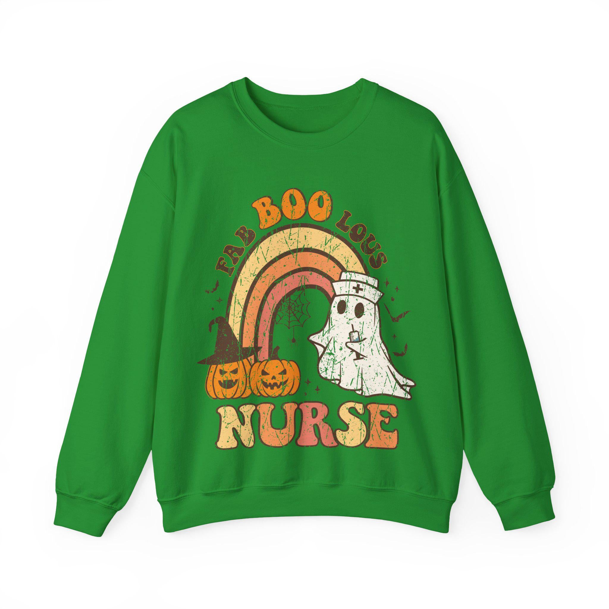Halloween Nurse Sweatshirt, Spooky Season Graphic Tee
