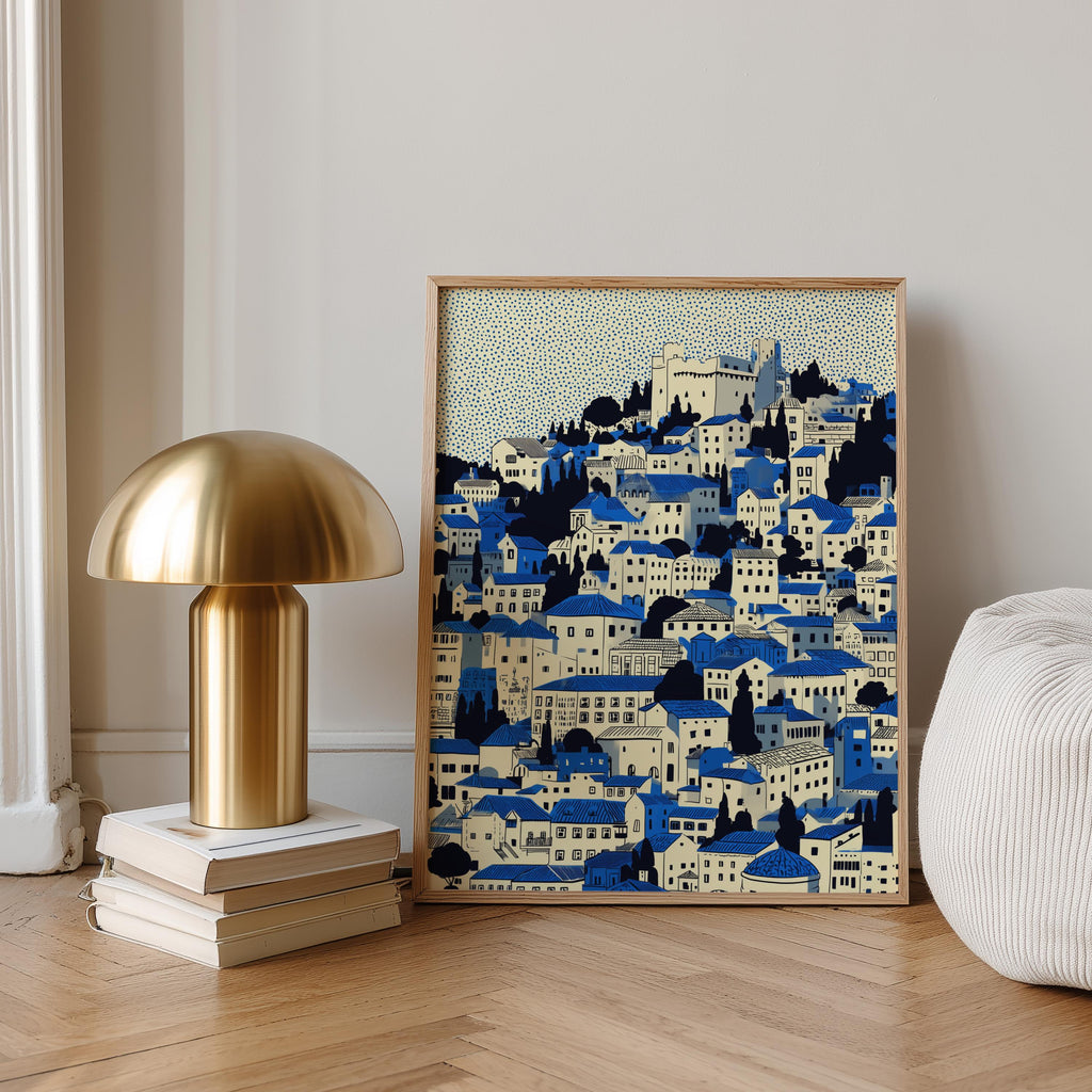 Dubrovnik Croatia Wall Art Print, Poster, Pop Art Modern Travel gift