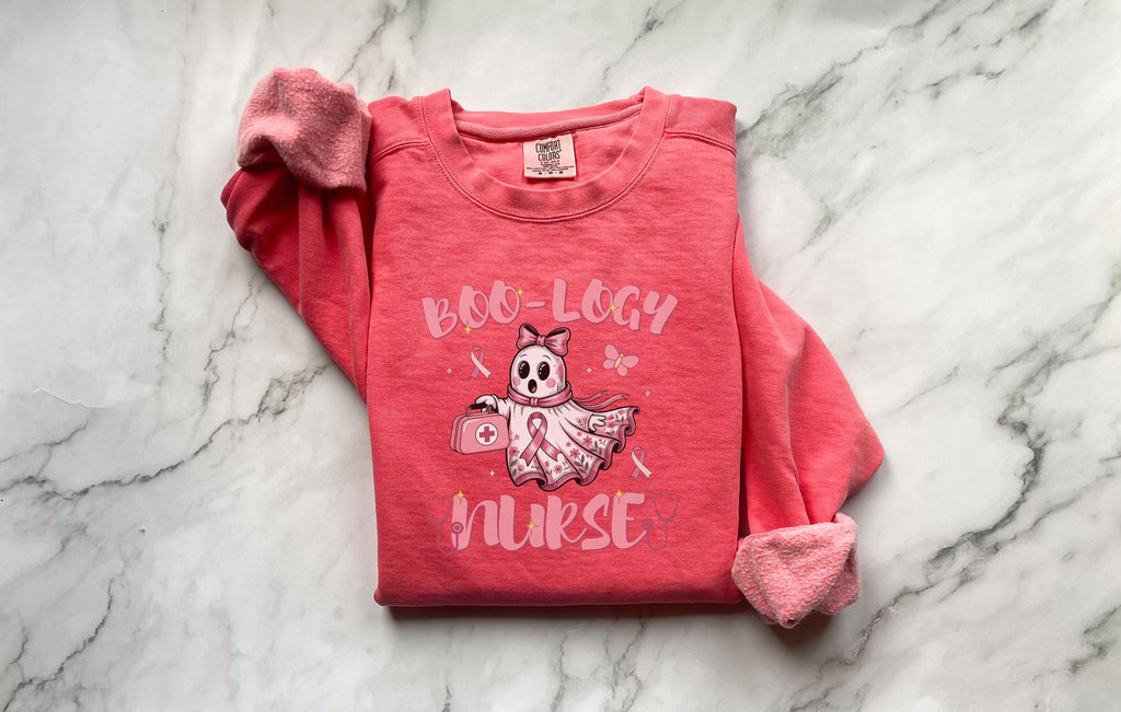 Boo logy Nurse Halloween  Shirt, Halloween Shirt for Nurses, Nurse Halloween Sweater, Cute Nurse Tee Gift for nurse, halloween idea