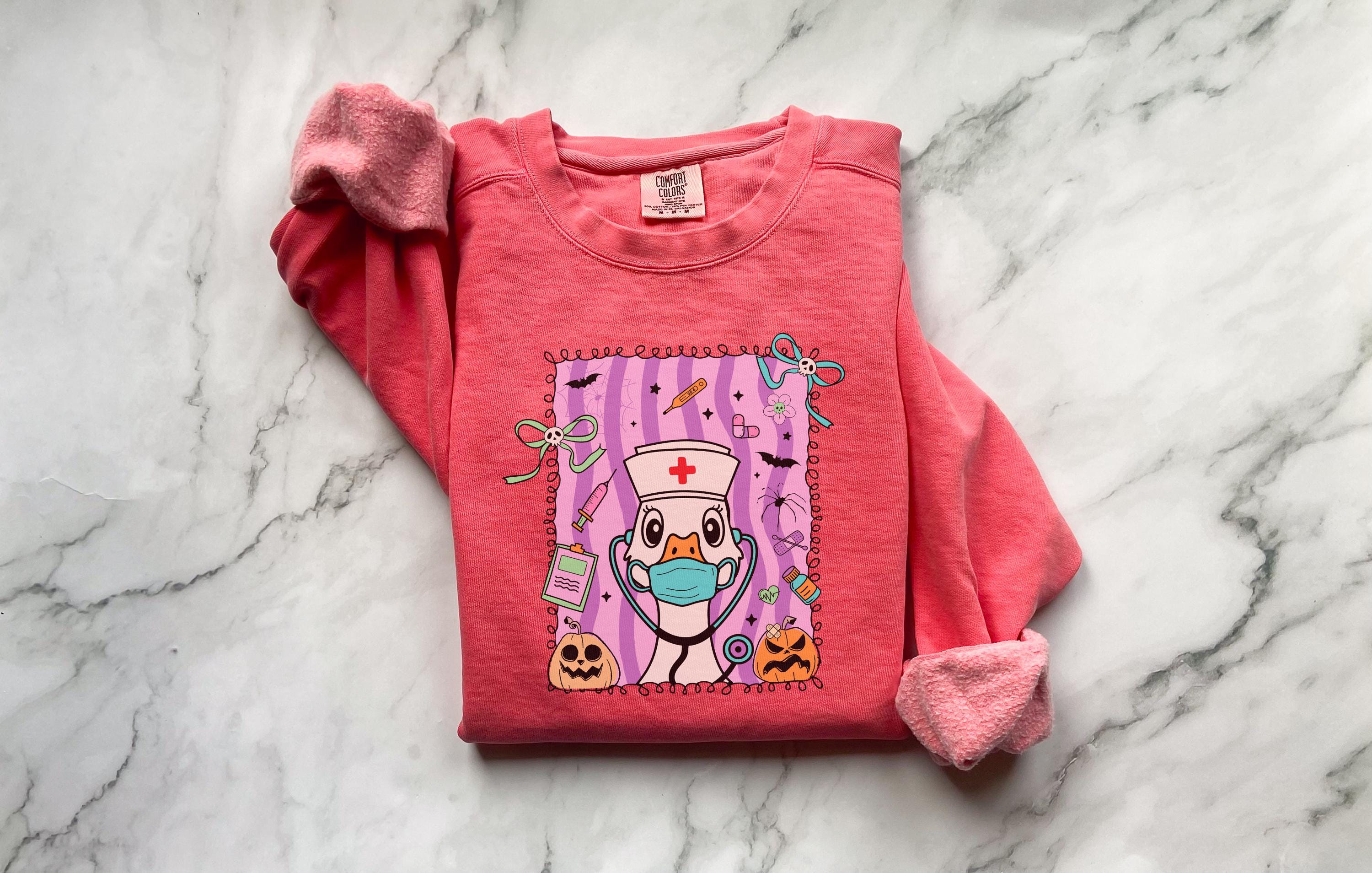 Silly Goose Nurse Halloween Shirt, Halloween Sweatshift gift for Nurse & Healthcare Crew, Spooky Season top