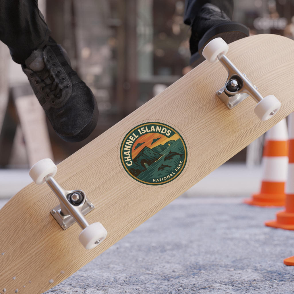 Channel Islands National Park Car Sticker, Retro Vinyl Decal Bumper Sticker, Vintage Waterproof Camping