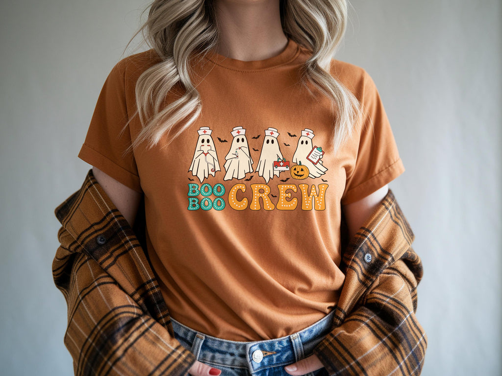 Boo Boo Crew Halloween Nurse Sweatshirt: Spooky Medical Shirt