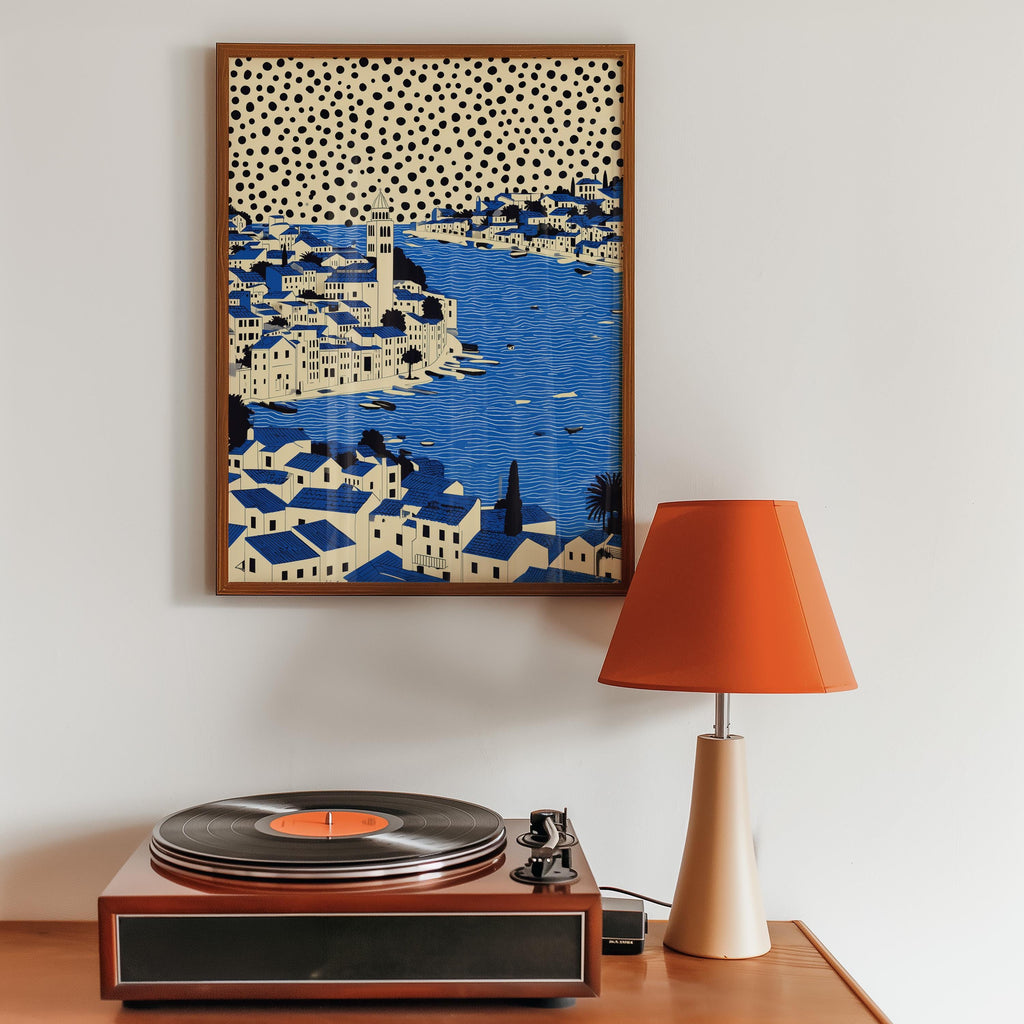 Split Croatia Wall Art Print, Pop Art Modern Large Size Poster Travel Gift Canvas