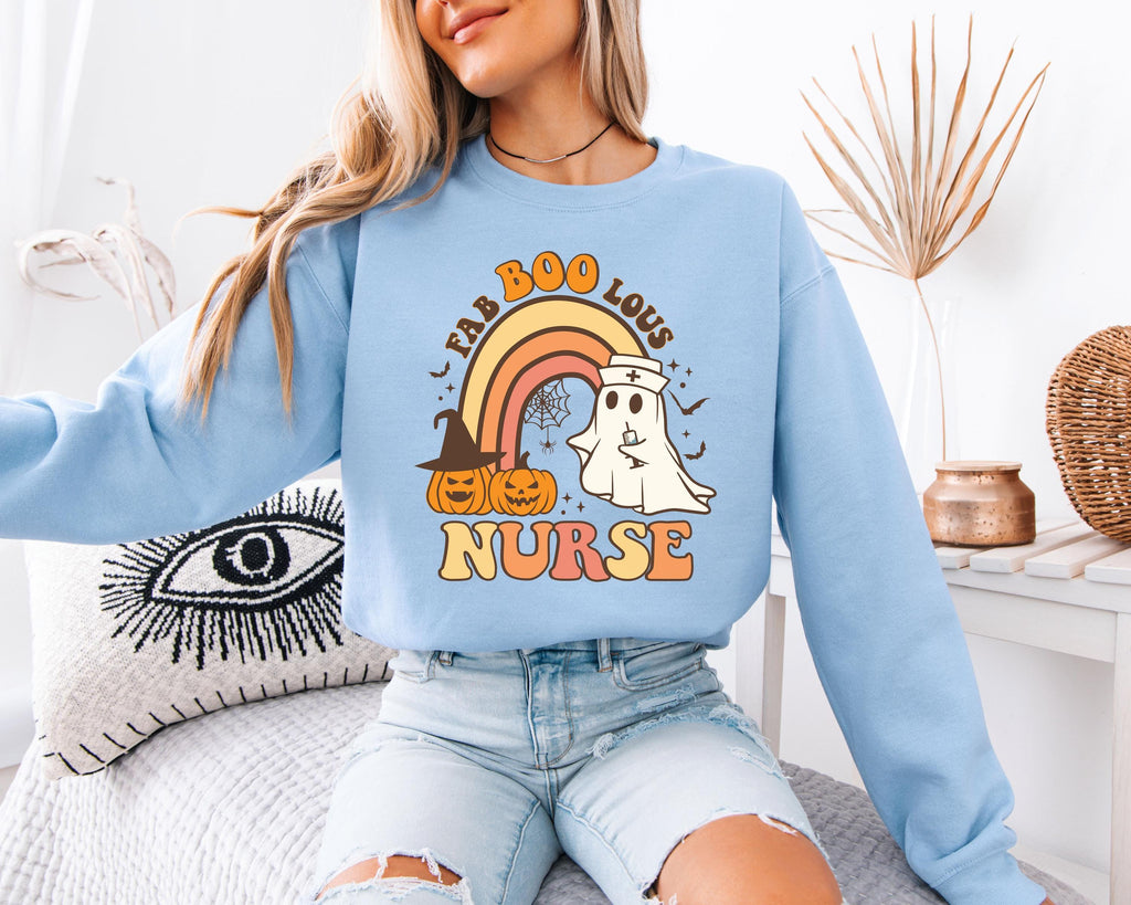 Halloween Nurse Sweatshirt, Spooky Season Graphic Tee