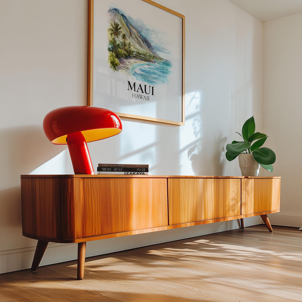 Maui Hawaii Watercolor Wall Art Print, Custom Travel Poster, World Locations Keepsake Gift