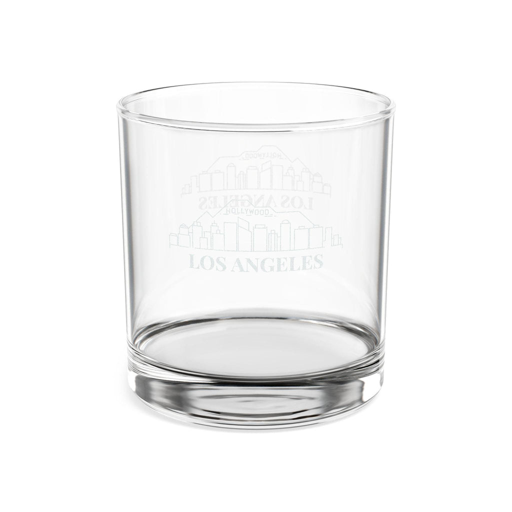 Engraved LOS ANGELES Whiskey Glass, Personalized Dad Rocks Glass, Custom Etched Skyline Gift Souvenir