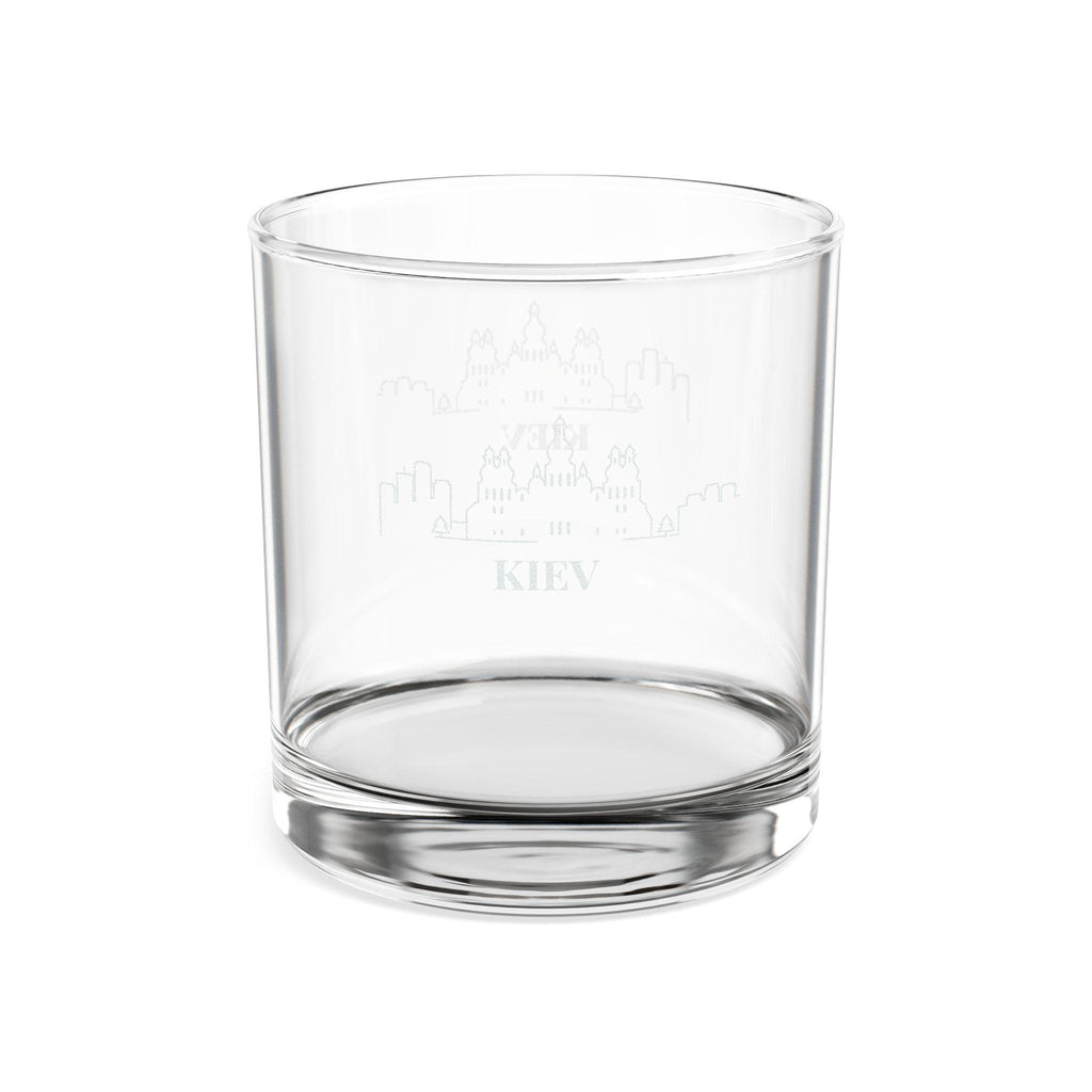 Engraved KIEV Whiskey Glass, Personalized Dad Rocks Glass, Custom Etched Skyline Gift Souvenir