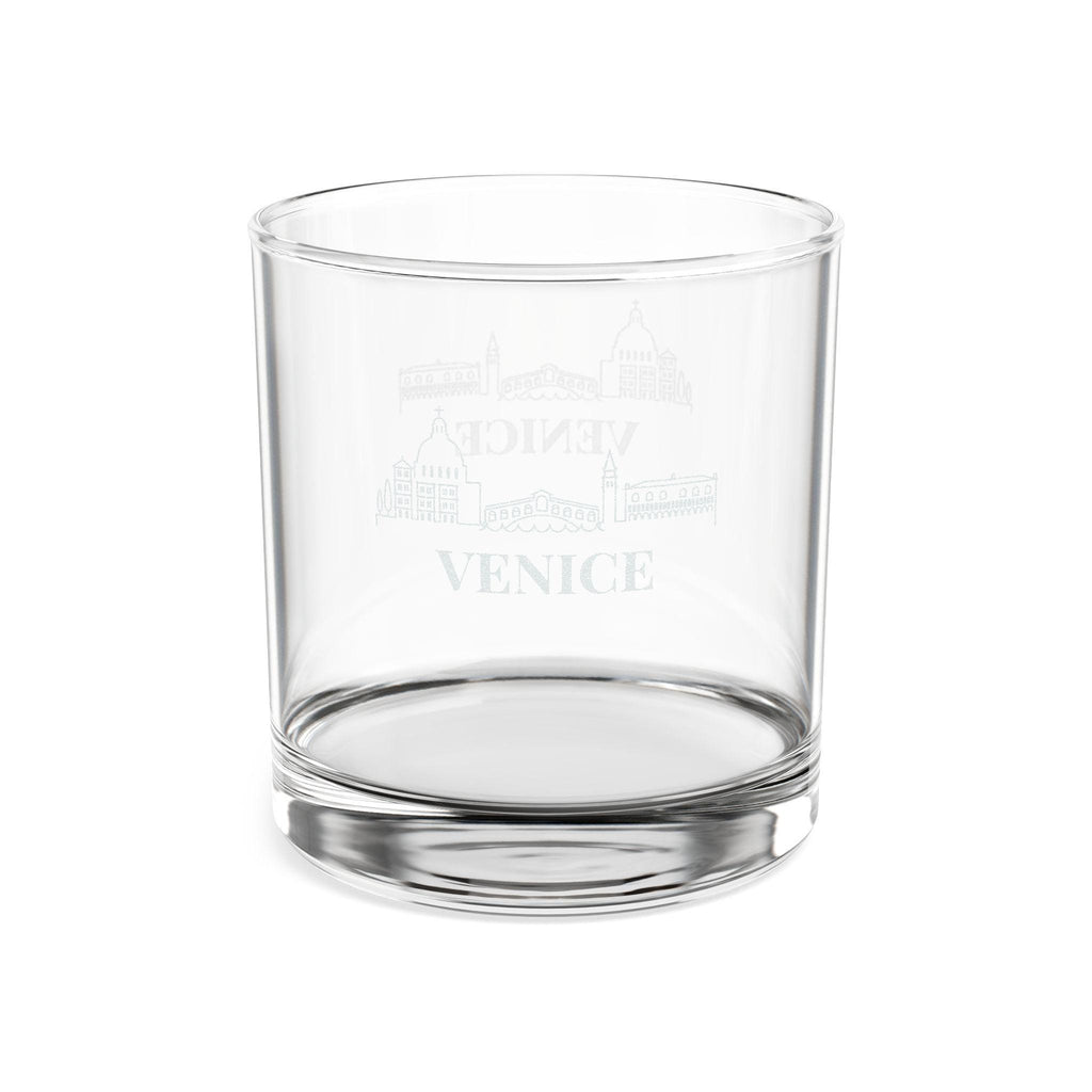 Engraved VENICE Whiskey Glass, Personalized Dad Rocks Glass, Custom Etched Skyline Gift Souvenir