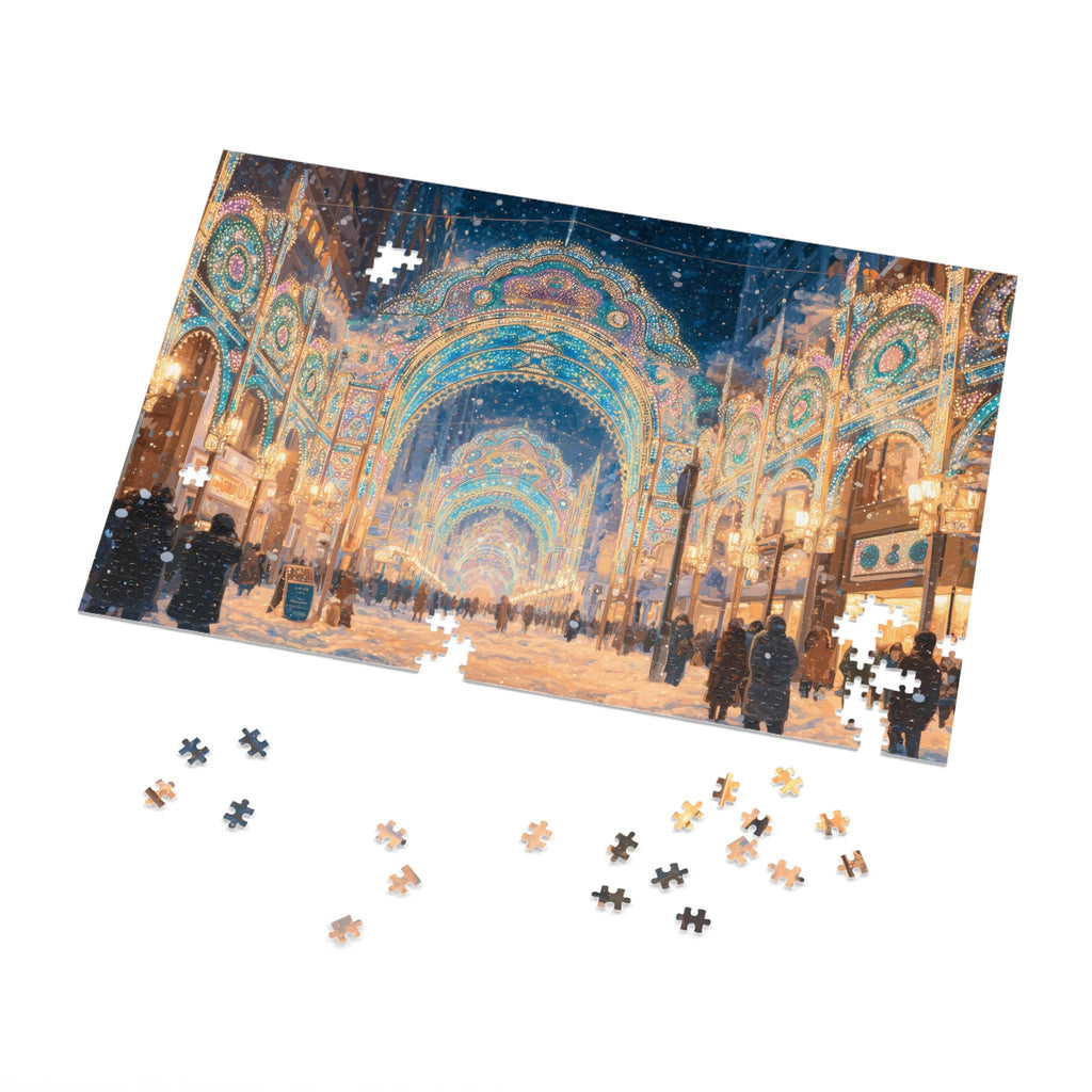 Kobe Japan Christmas Puzzle, Personalized Gift Festive Market, Travel Keepsake, Family Holiday Souvenir