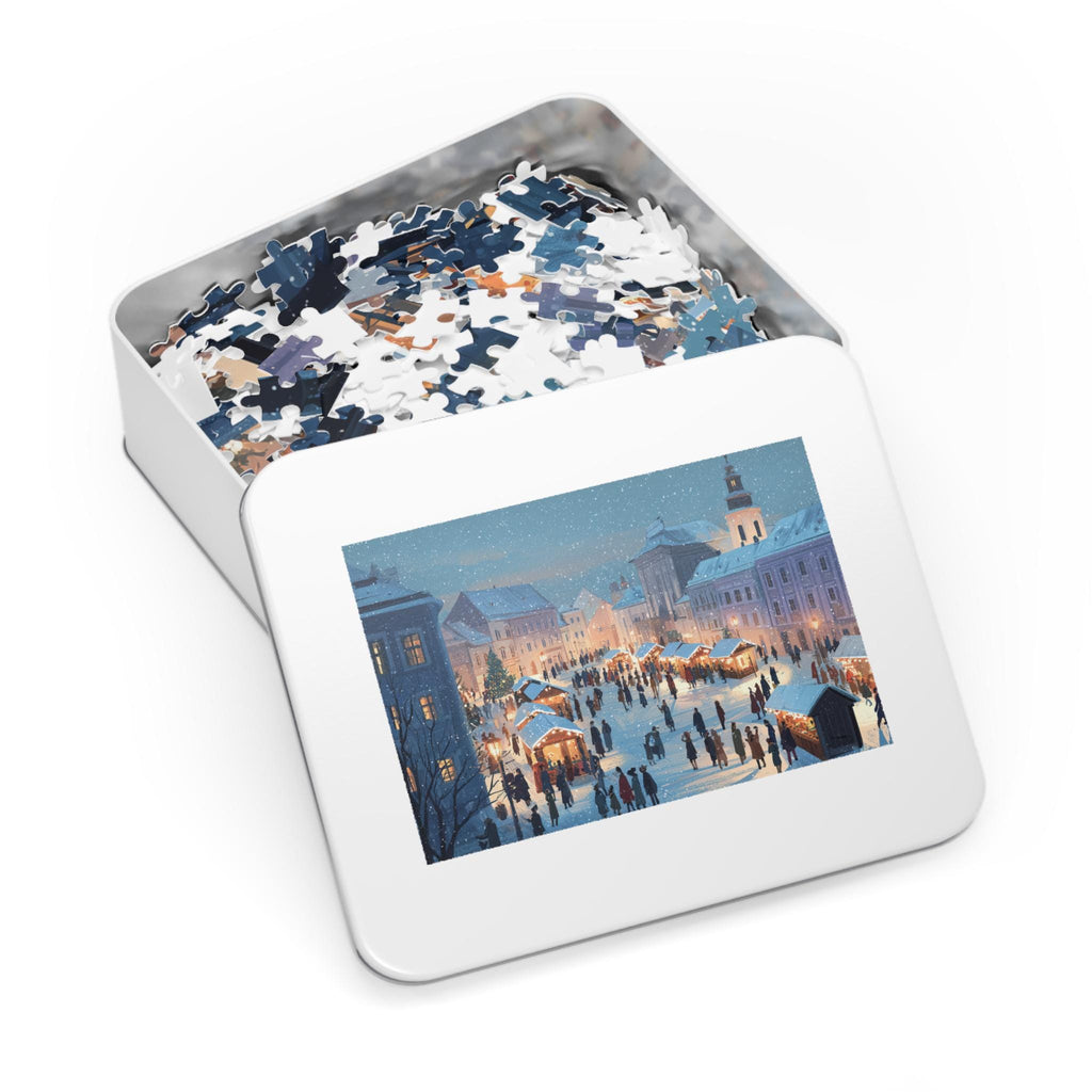 Bratislava Slovakia Christmas Puzzle, Personalized Gift Festive Market, Travel Keepsake, Family Holiday Souvenir