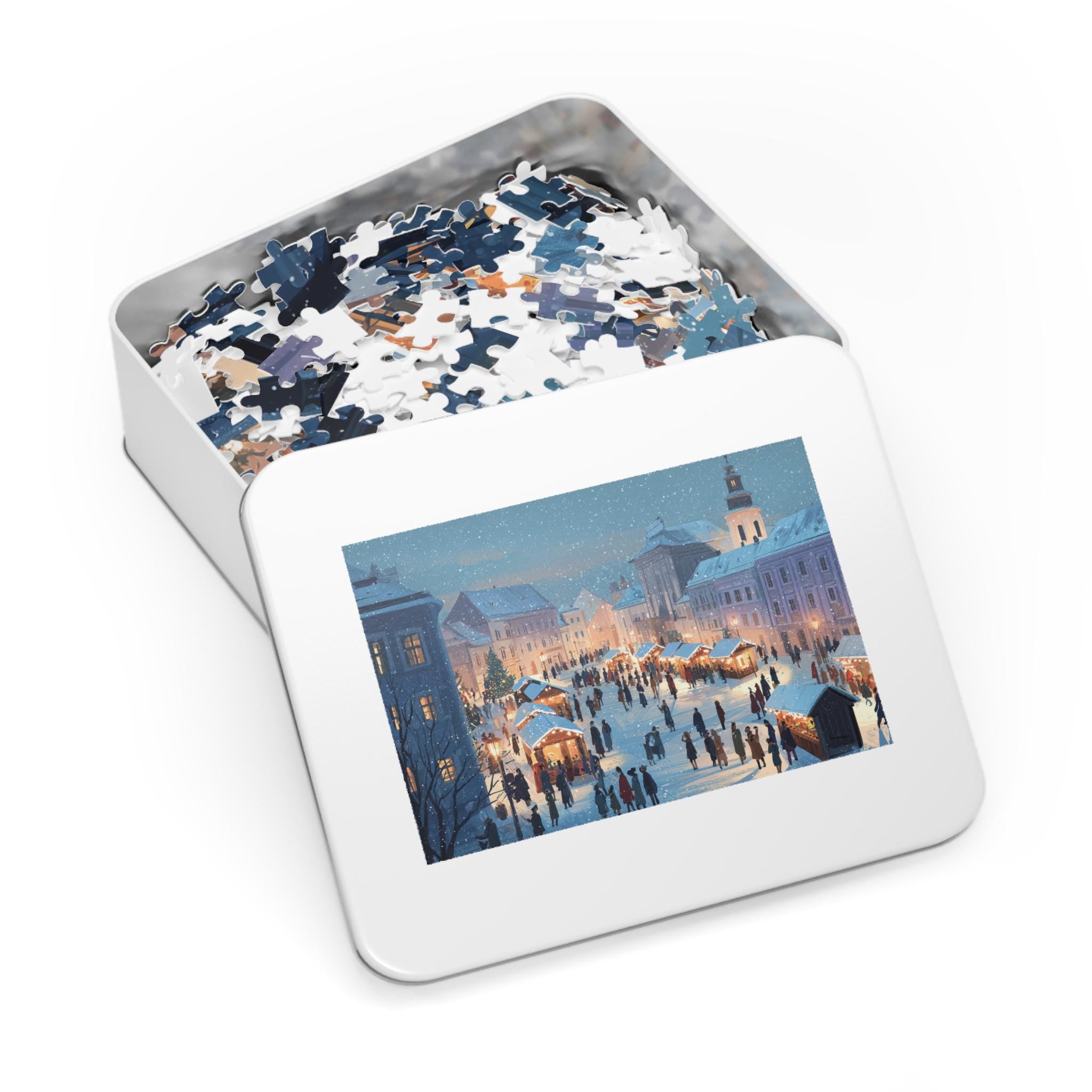 Bratislava Slovakia Christmas Puzzle, Personalized Gift Festive Market, Travel Keepsake, Family Holiday Souvenir