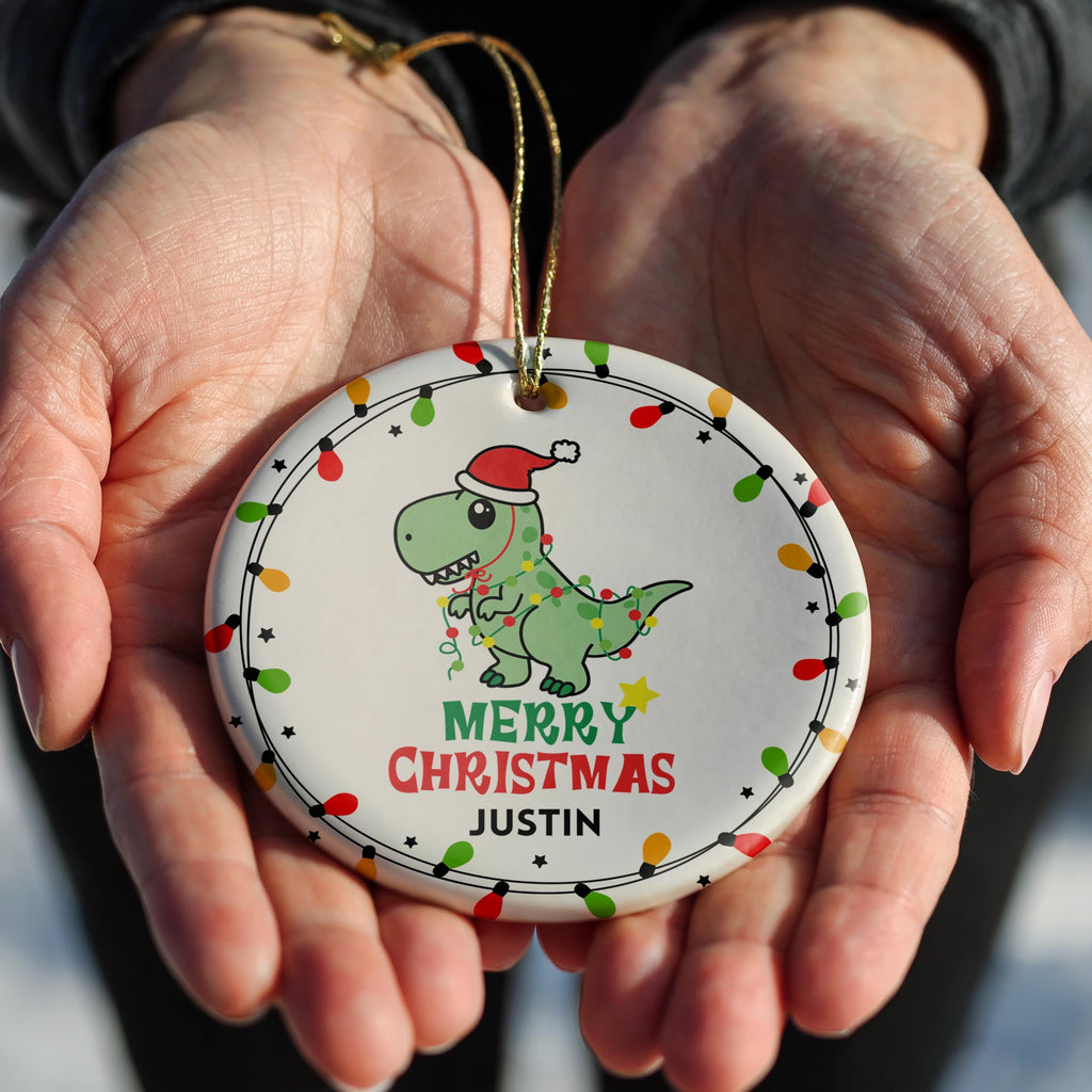 Baby Boy First Christmas Ornament, Personalized Babule, Custom Xmas Decor, New Parent gift