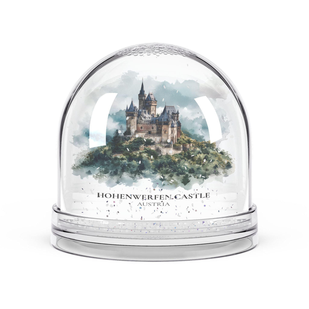 Hohenzollern Castle Germany Snow Globe, Personalized Watercolor, Custom Travel Souvenir Keepsake City Dome