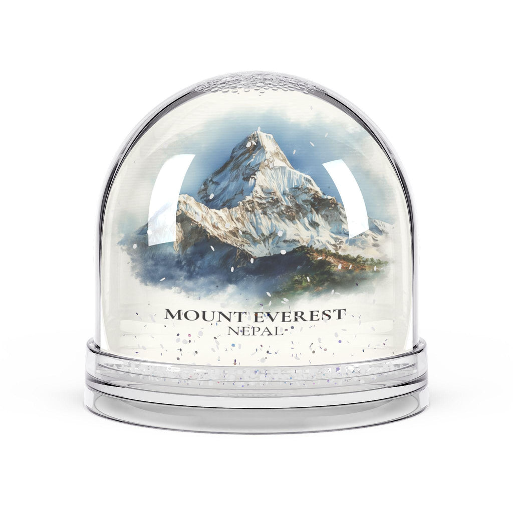 Mount Cook New Zealand Snow Globe, Personalized Watercolor, Custom Travel Souvenir Keepsake City Dome