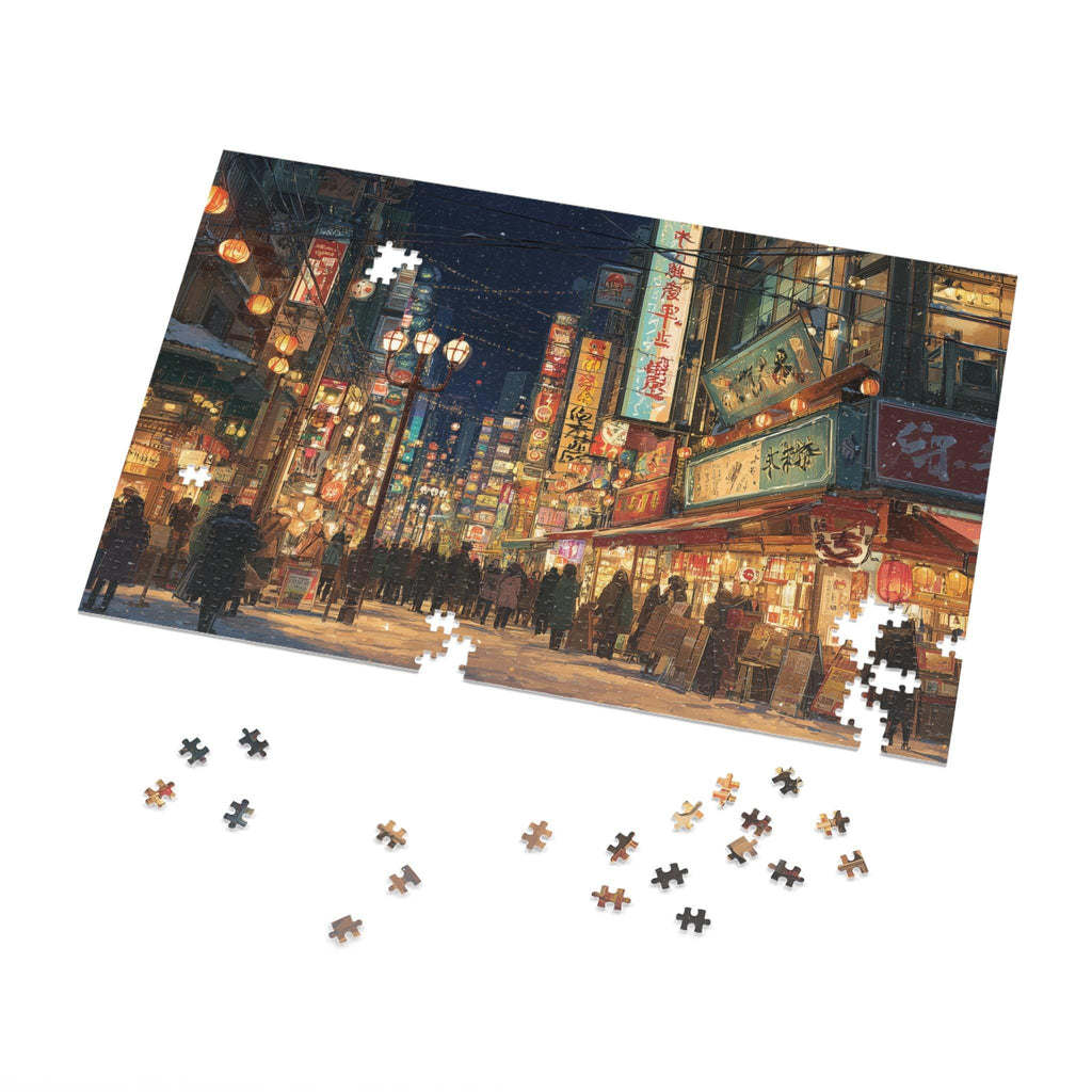 Osaka Christmas Puzzle, Personalized Gift Japan Festive Market, Travel Keepsake, Family Holiday Souvenir