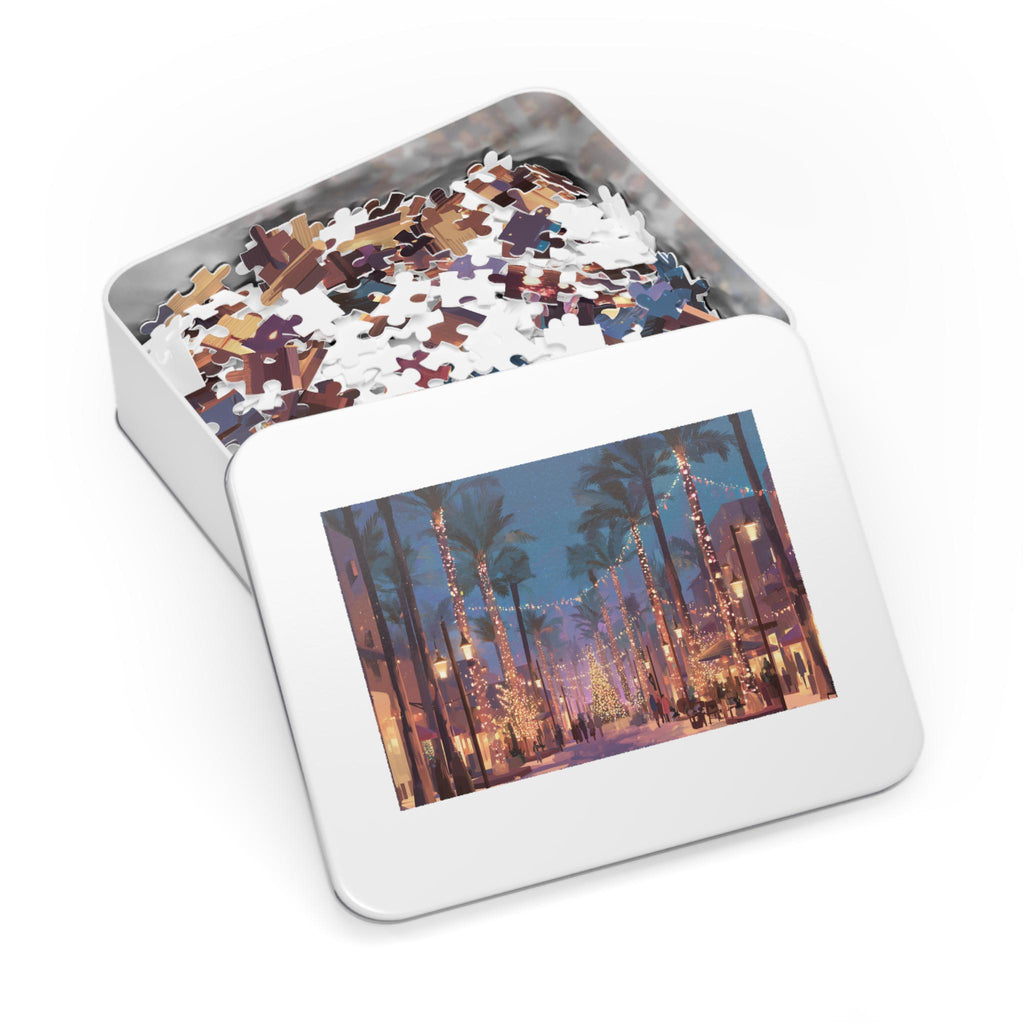 Phoenix Arizona Christmas Puzzle, Personalized Gift Festive Market, Travel Keepsake, Family Holiday Souvenir