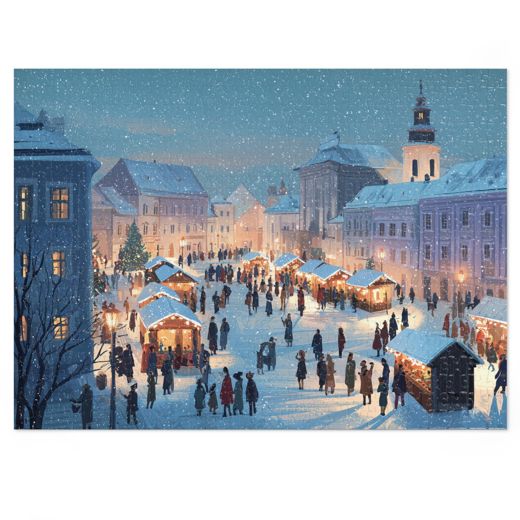 Bratislava Slovakia Christmas Puzzle, Personalized Gift Festive Market, Travel Keepsake, Family Holiday Souvenir