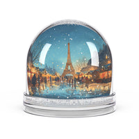 Paris Snow Globe, Market Night Christmas Gift, France Travel Keepsake, Souvenir