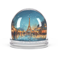 Paris Snow Globe, Market Night Christmas Gift, France Travel Keepsake, Souvenir