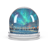 Anchorage Snow Globe, Alaska Christmas Personalized Gift, Custom Festive Market Souvenir Keepsake Dome