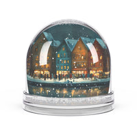 Bergen Snow Globe,Norway  Christmas Personalized Gift, Custom Festive Market Souvenir Keepsake Dome