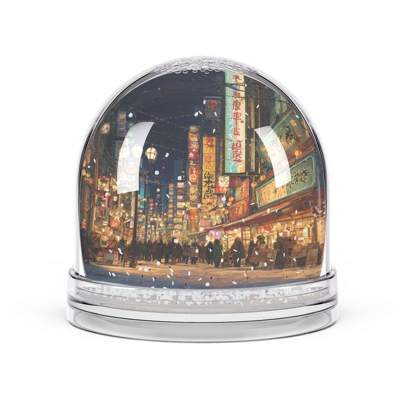Osaka Snow Globe, Christmas Personalized Gift, Japan Custom Festive Market Souvenir Keepsake Dome