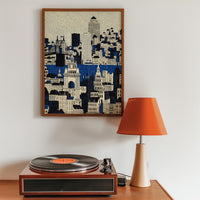 Cincinnati Ohio Wall Art Print, Pop Art Modern Poster Travel gift