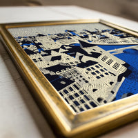Ghent Belgium Wall Art Print, Pop Art Modern Poster Travel gift