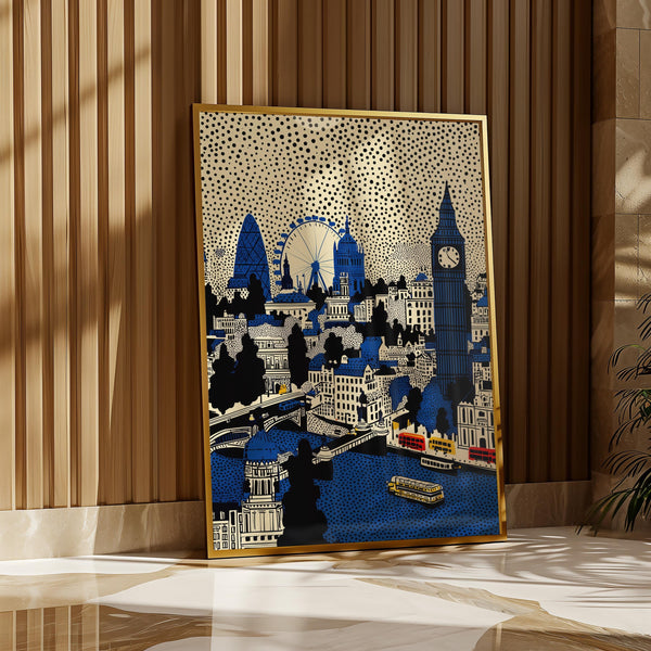 London England Wall Art Print, Pop Art Modern Poster Travel gift