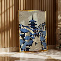 Kyoto Japan Wall Art Print, Pop Art Modern Poster Japanese Travel gift