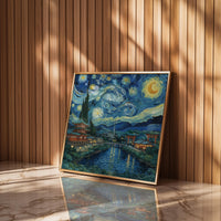 Kyoto Japan Starry Night Wall Art, Print, Japanese Travel Gift Home Decor