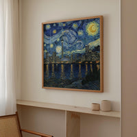 Toronto Canada Starry Night Wall Art, Van Gogh Print, Travel Gift Home Decor