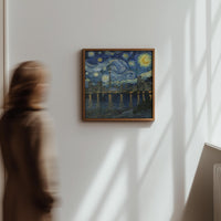 Toronto Canada Starry Night Wall Art, Van Gogh Print, Travel Gift Home Decor