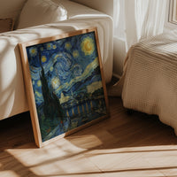 Washington DC Starry Night Wall Art, Van Gogh Print, Travel Gift Home Decor