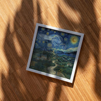 Tuscany Italy Starry Night Wall Art, Van Gogh Print, Travel Gift Home Decor