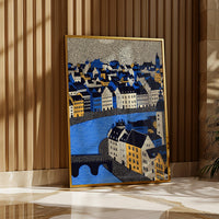 Wroclaw Poland Wall Art Print, Pop Art Modern Poster Travel gift