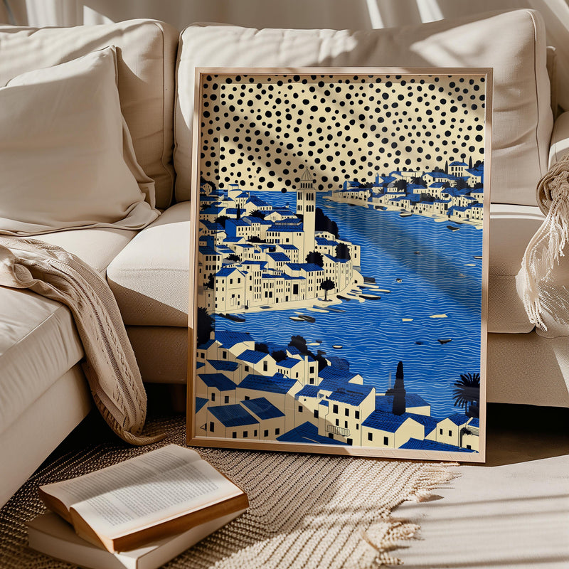Split Croatia Wall Art Print, Pop Art Modern Large Size Poster Travel Gift Canvas