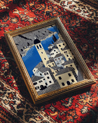 Kotor Montenegro Wall Art Print, Pop Art Modern Poster Japanese Travel Gift Canvas