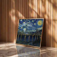 Toronto Canada Starry Night Wall Art, Van Gogh Print, Travel Gift Home Decor