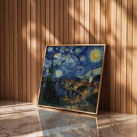 Tallinn Estonia Starry Night Wall Art, Van Gogh Print, Travel Gift Home Decor