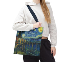 Charleston Tote Bag Starry Night| South Carolina Van Gogh Style Nightscape