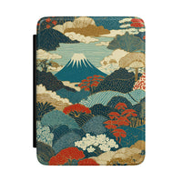 Mount Fuji Kindle Case, Japandi Hokusai Japanese Style Kindle Cover