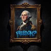 George Washington Modern Wall art, Classical Oil Painting Graffiti Pop Art Print, Historic Portrait