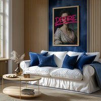 Desire Modern Wall art, Classical Oil Painting Graffiti Pop Art Print, Historic Portrait