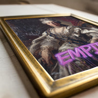 Catherine Great Modern Wall art, Empire Oil Painting Graffiti Pop Art Print, Historic Portrait
