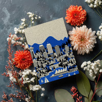 Vancouver Canada Greeting Card, Scandinavian Style Minimal Travel Illustration Blank Card Art Gift