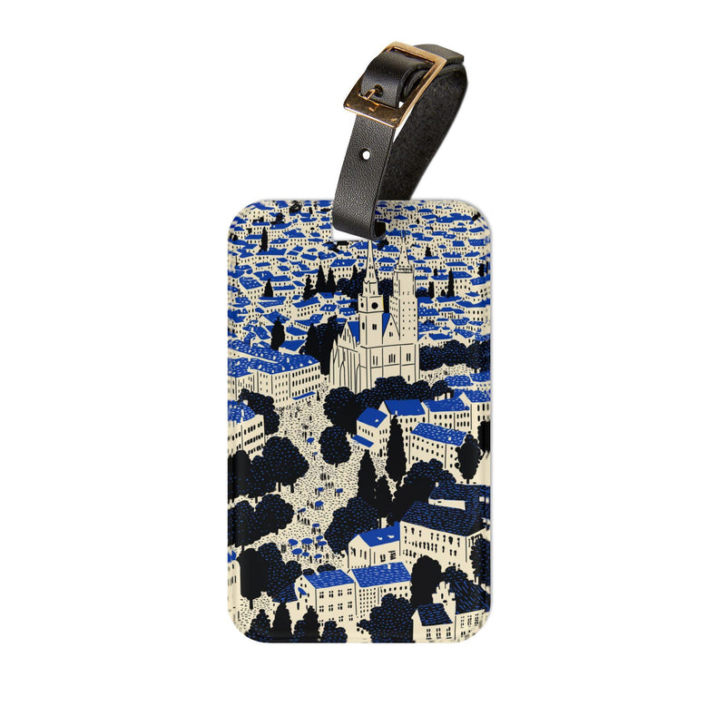 Zagreb Croatia Luggage Tag | Unique Travel Gift for Suitcase and Bag Lovers