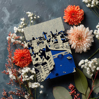 Ghent Belgium Greeting Card, Scandinavian Style Minimal Travel Illustration Blank Card Art Gift
