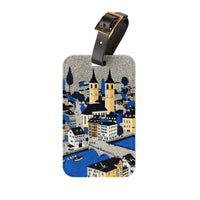 Zurich Switzerland Luggage Tag | Unique Travel Gift for Suitcase or Bag