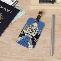 Taj Mahal India Luggage Tag | Unique Travel Gift for Suitcase Art Lover